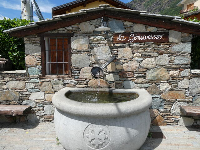 fontana alla partenza