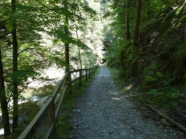 sterrata lungo il rio Bourcet